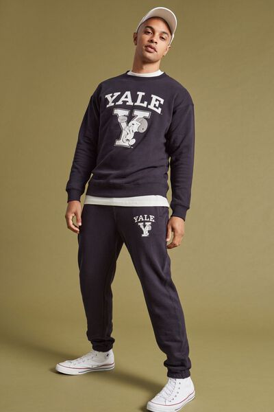 Special Edition Track Pant, LCN YAP INK NAVY YALE SNOOPY FOOTBALL