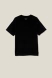 Camiseta - Organic Loose Fit T-Shirt, BLACK - vista alternativa 4