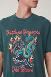 Premium Loose Fit Cny T-Shirt, PINE NEEDLE GREEN/FORTUNE FAVOURS - alternate image 4