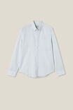 Mayfair Long Sleeve Shirt, SKY MICRO STRIPE