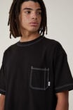 Box Fit Pocket T-Shirt, BLACK / CIVIC CONTRAST - alternate image 4