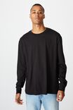 Tbar Long Sleeve T-Shirt, BLACK