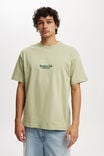 Box Fit Graphic T-Shirt, GREEN TEA/TOUR 96 - alternate image 1