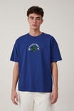 Cny Vintage Oversized T-Shirt, LIMOGES BLUE/DRAGON FORTUNE - alternate image 1