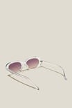 Óculos de Sol - Fluid Sunglasses, CLEAR/GREY - vista alternativa 3