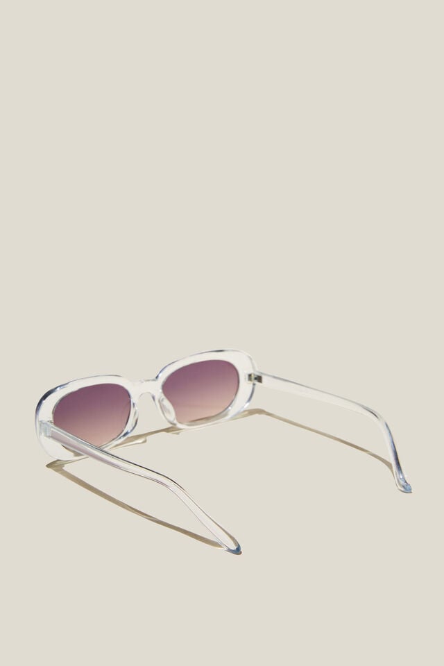 Óculos de Sol - Fluid Sunglasses, CLEAR/GREY