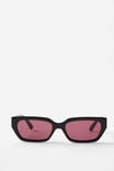 The Razor Sunglasses, BLACK/BURGUNDY - alternate image 1