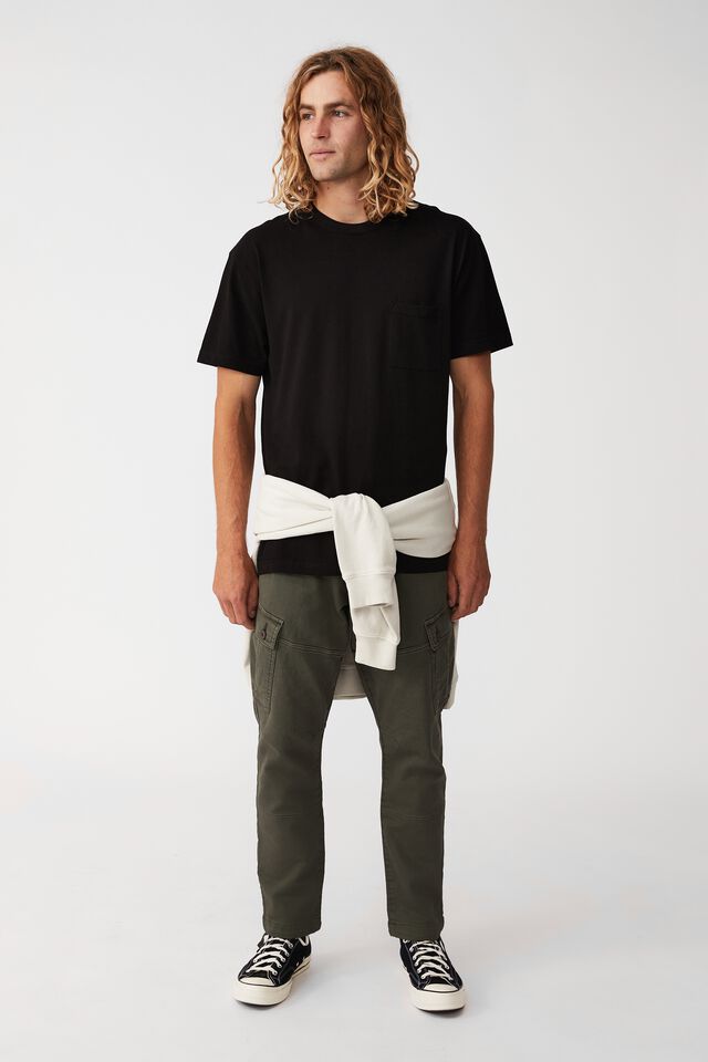 Military Cargo Pant, WASHED FOREST GREEN