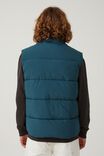Recycled Puffer Vest, DEEP TEAL - alternate image 3
