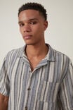 Camisas - Palma Short Sleeve Shirt, BLACK MULTI STRIPE - vista alternativa 4