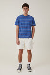 Loose Fit Stripe T-Shirt, ROYAL BLUE EASY STRIPE - alternate image 2