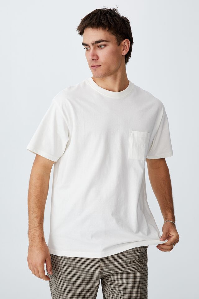 Loose Fit T-Shirt, VINTAGE WHITE
