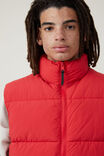Recycled Puffer Vest, RACE RED - alternate image 4