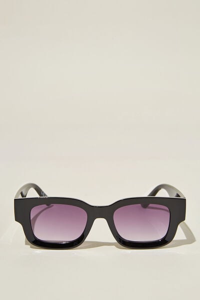 The Relax Sunglasses, BLACK/LILAC