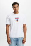 Disney Loose Fit T-Shirt, LCN DIS WHITE / TRACK STAR - alternate image 1
