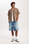 Palma Short Sleeve Shirt, TAUPE CHEVRON - alternate image 2