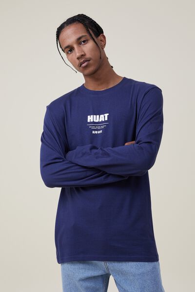 Tbar Long Sleeve T-Shirt, INDIGO / HUAT 8