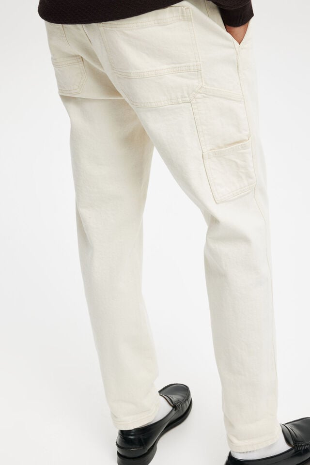 Relaxed Tapered Jean, WORKER NATURAL