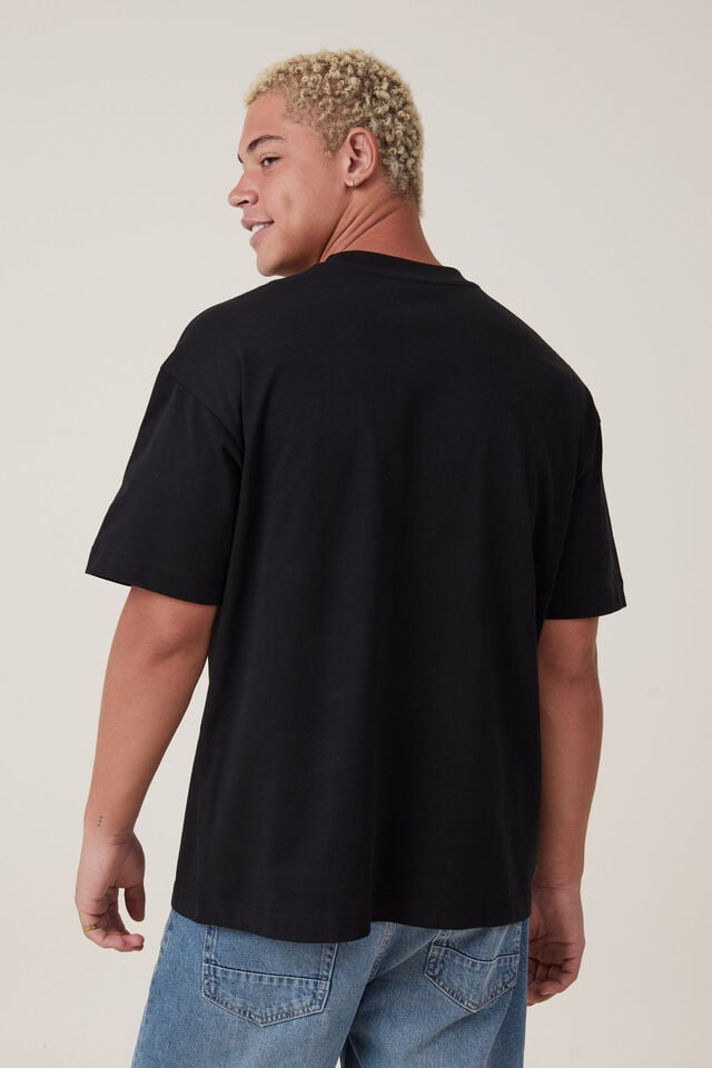 Box Fit Graphic T-Shirt, BLACK/RHODES FLORAL