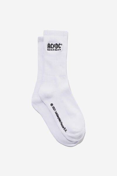 Special Edition Active Sock, LCN PER/WHITE ACDC