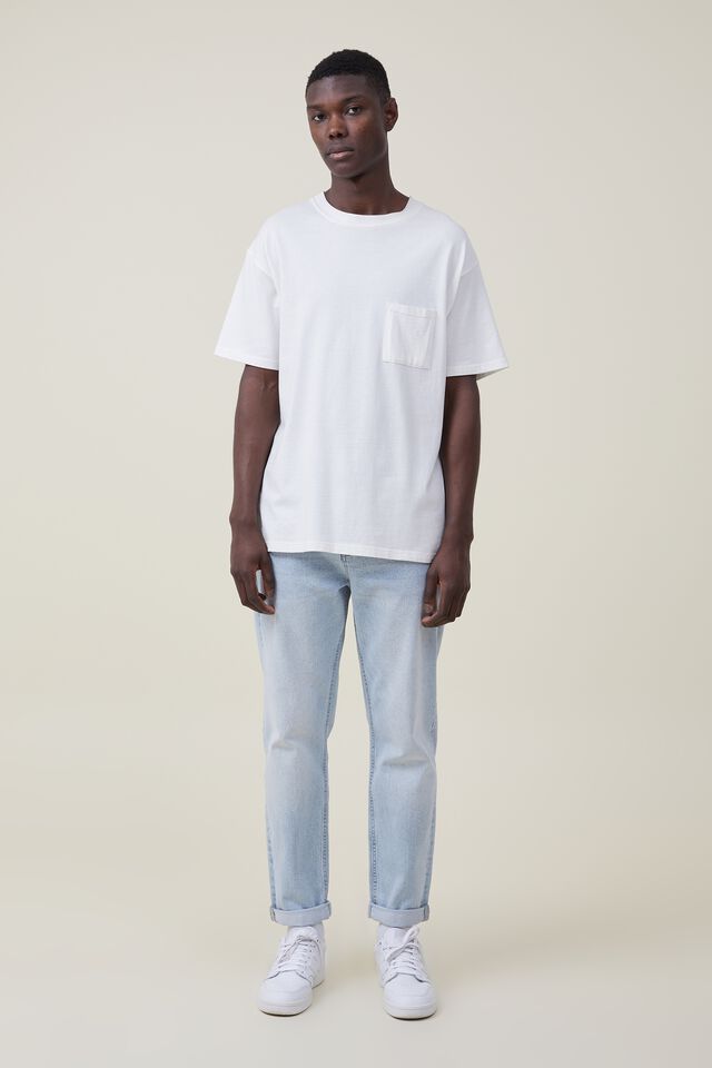Calça - Relaxed Tapered Jean, VAPOUR BLUE