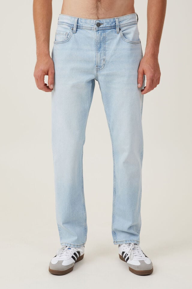Slim Straight Jean, MIST BLUE