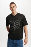 Football Jersey, BLACK/TONAL 22 - alternate image 1