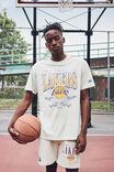 Active Nba Oversized T-Shirt, LCN NBA IVORY / LAKERS BANNER - alternate image 1
