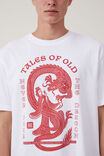 Loose Fit Cny Graphic T-Shirt, WHITE/TALES OF OLD - alternate image 4