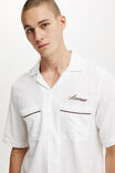 Cabana Short Sleeve Shirt, WHITE SCRIPT - alternate image 4