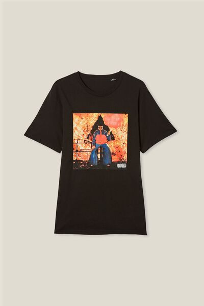 Tbar Collab Music T-Shirt, LCN WMG BLACK/OLIVER TREE - UGLY IS BEAUTIFUL