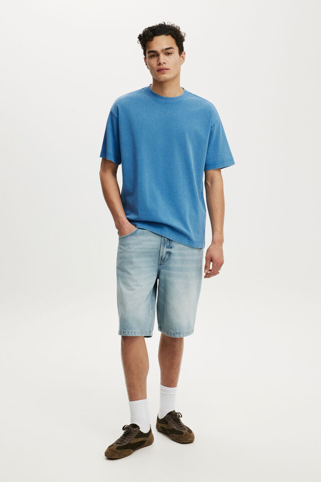 Camiseta - Heavy Weight T-Shirt, CAROLINA BLUE WASH