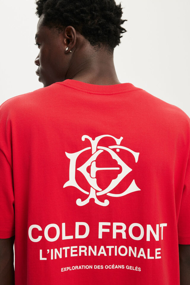 Everyday Fit Graphic T-Shirt, RACE RED / COLD FRONT