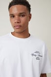 Camiseta - Heavy Weight Text T-Shirt, WHITE/ARTIFACT NYC - vista alternativa 4