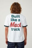 Mack Trucks Loose Fit T-Shirt, LCN MAC VINTAGE WHITE / BUILT LIKE A MACK - alternate image 5