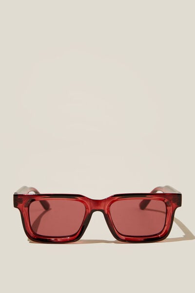 Tribeca Sunglasses, BURGUNDY CRYSTAL/BURGUNDY