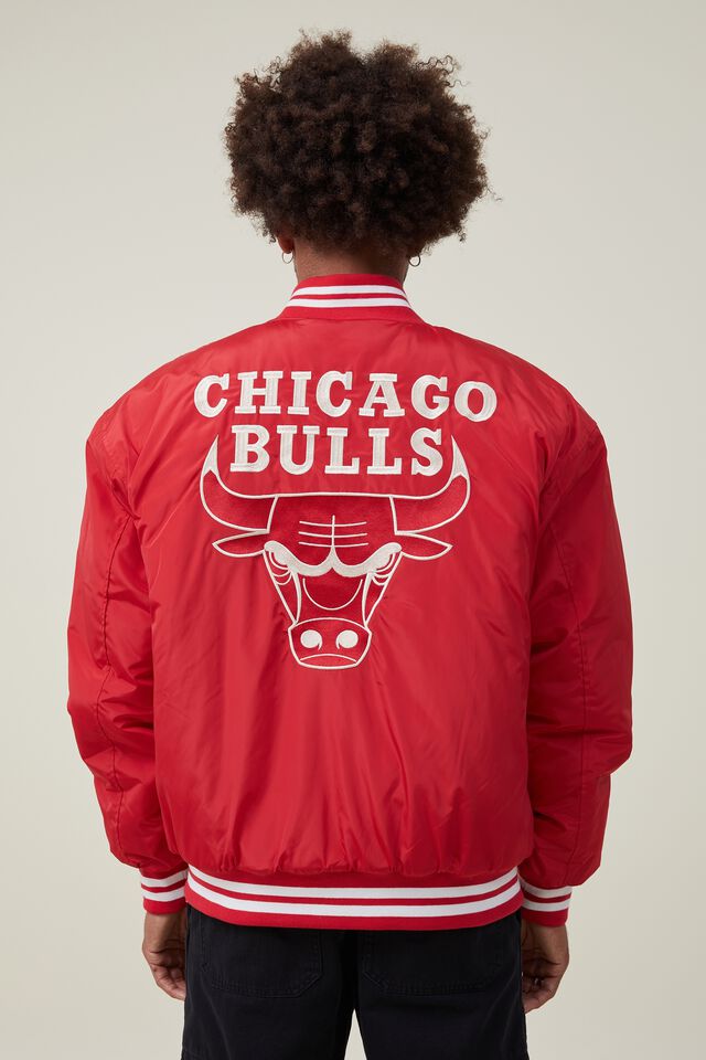 Nba Bomber Jacket, LCN NBA / CHICAGO BULLS RED