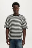 Select Colour: WASHED BLACK / VINTAGE WHITE STRIPE
