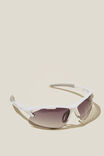 The Accelerate Sunglasses, WHITE /GREY /SMOKE - alternate image 2