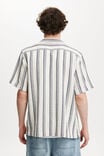 Palma Short Sleeve Shirt, NAVY EASY STRIPE - alternate image 3