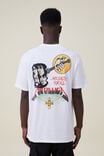 Loose Fit Music T-Shirt, LCN PRO WHITE/METALLICA - JUSTICE FOR ALL TOU - alternate image 3