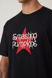 Smashing Pumpkins Loose Fit T-Shirt, LCN MT BLACK / SMASHING PUMPKINS - STAR LOGO - alternate image 4