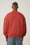 Box Fit Graphic Crew Sweater, BRUSCHETTA RED / OUT WEST - alternate image 3