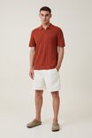 Resort Short Sleeve Polo, CLAY POINTELLE - alternate image 2