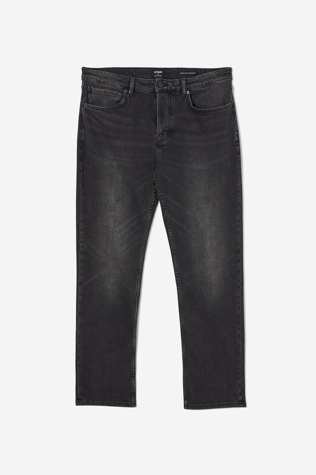 Regular Straight Jean, VISION BLACK