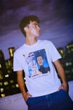 Basquiat Loose Fit T-Shirt, LCN BSQ VINTAGE WHITE/DOS CABEZAS - alternate image 1