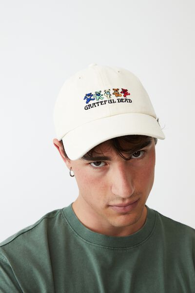 Special Edition Dad Hat, LCN WMG VINTAGE WHITE/GRATEFUL DEAD BEARS