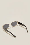 Óculos de Sol - The Seine Sunglasses, GOLD/BLACK - vista alternativa 3