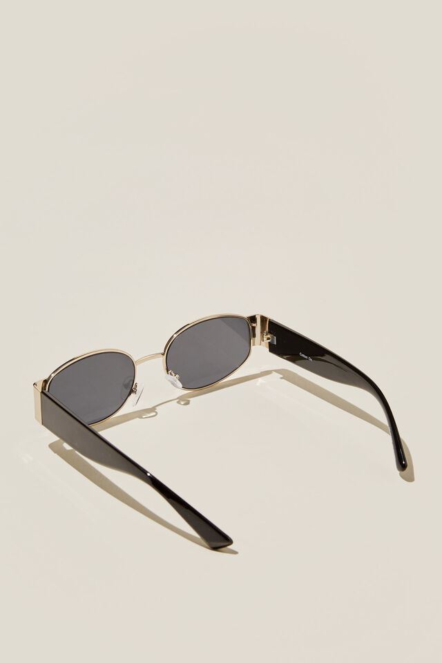 Óculos de Sol - The Seine Sunglasses, GOLD/BLACK