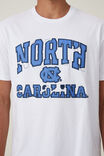 Camiseta - North Carolina Loose Fit College T-Shirt, LCN IMG WHITE/NORTH CAROLINA - VINTAGE - vista alternativa 4